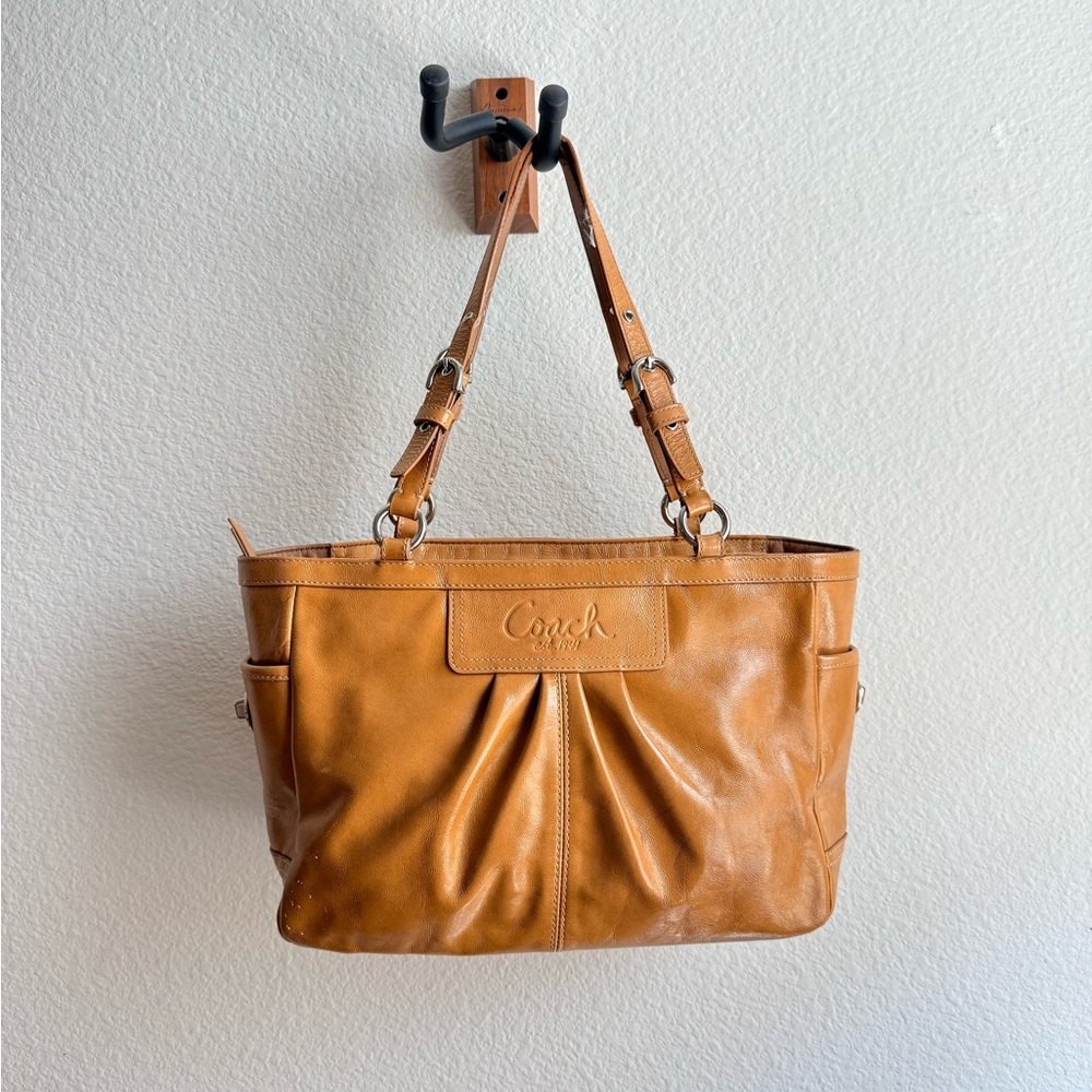 Coach Caramel Leather Shoulder Bag